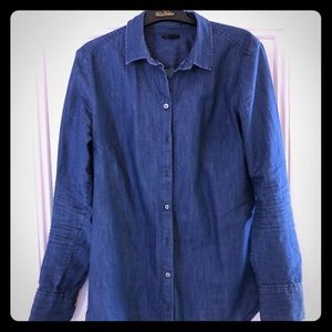 GUC ann taylor chambray shirt